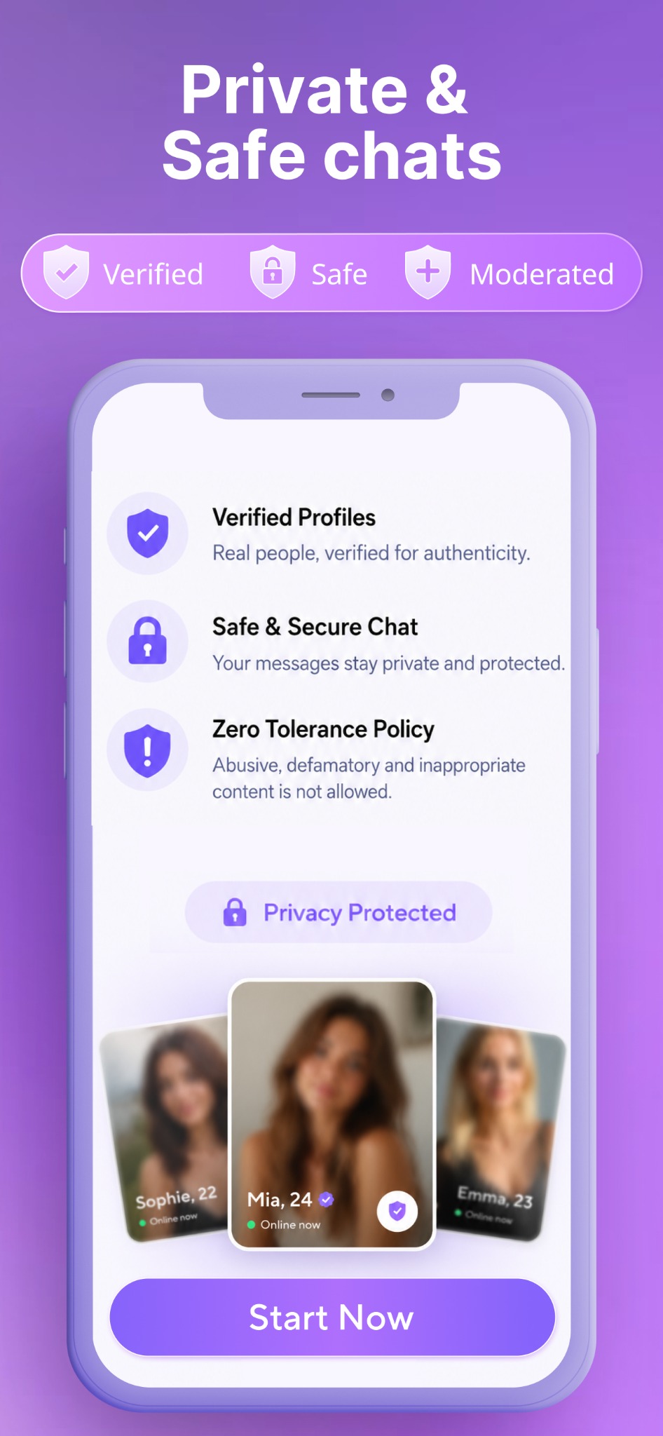 Private and safe chats screenshot